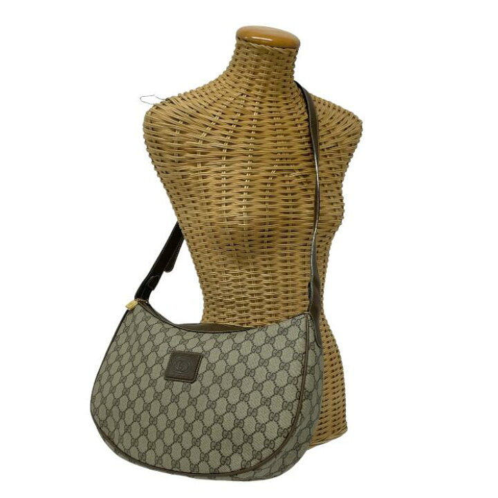 楽天市場】グッチ GUCCI ショルダーバッグ レザー PVC GGキャンバス 