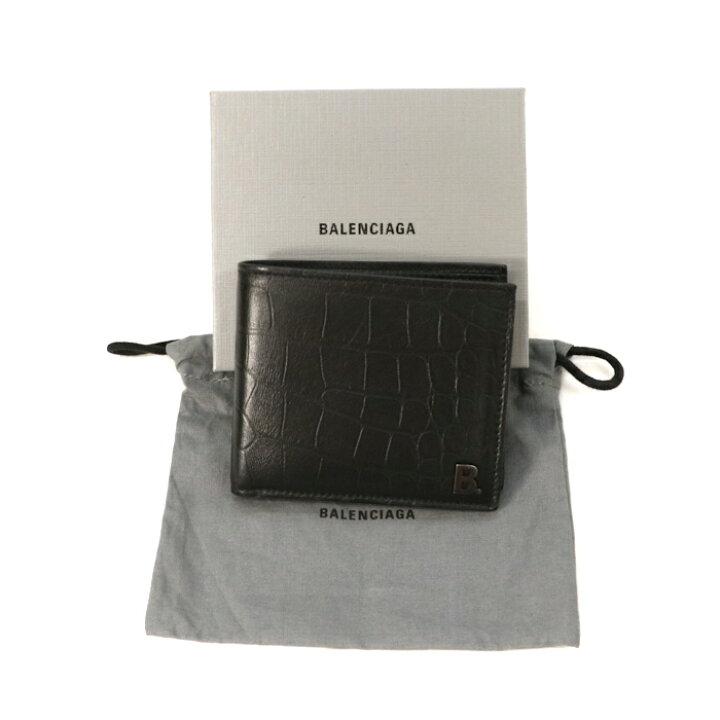 楽天市場】バレンシアガ BALENCIAGA 二つ折り財布 レザー 601351 型  