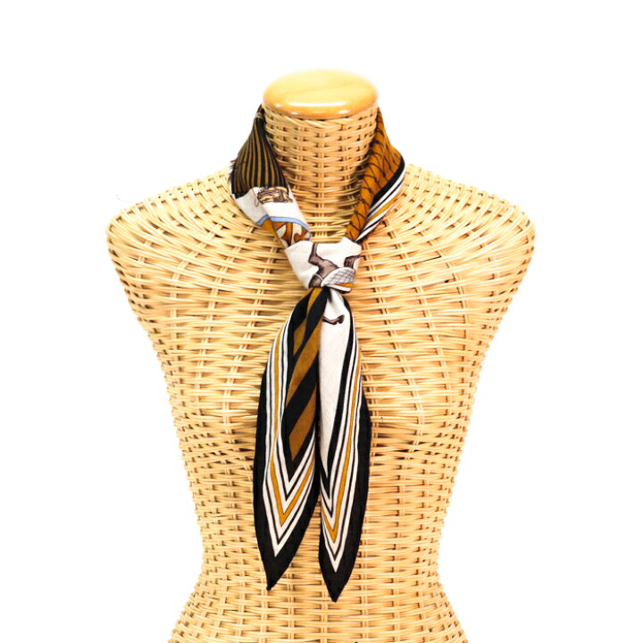 楽天市場】エルメス HERMES ロザンジュMM カシミア シルク スカーフ  