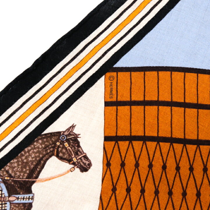 楽天市場】エルメス HERMES ロザンジュMM カシミア シルク スカーフ  