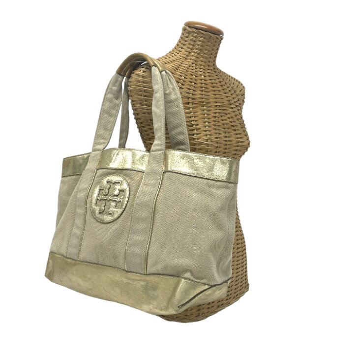 楽天市場】トリーバーチ TORY BURCH トートバッグ キャンバス レザー 