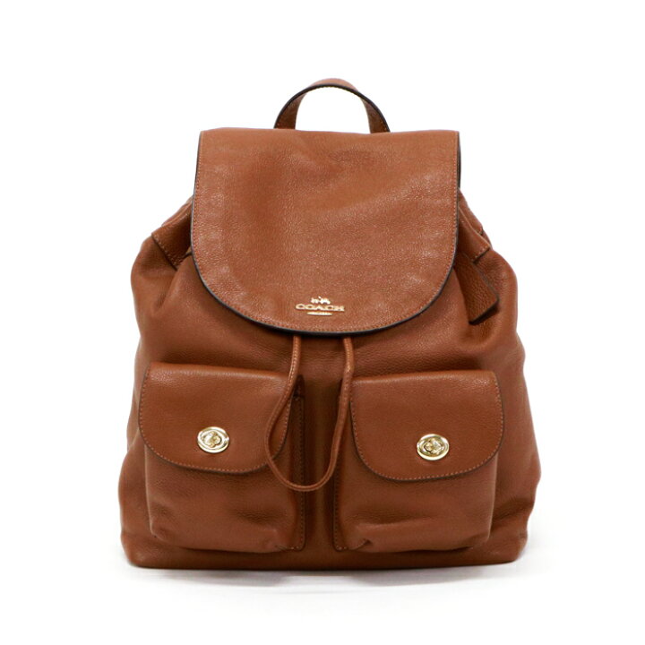 楽天市場】コーチ COACH ビリー バックパック ペブルドレザー F37410  