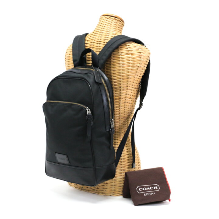 楽天市場】コーチ COACH スリム バックパック キャンバス レザー  