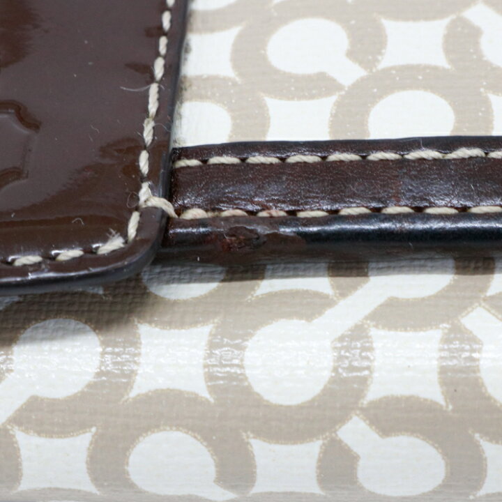 楽天市場】コーチ COACH 二つ折り財布 レザー PVC パテント オプアート 