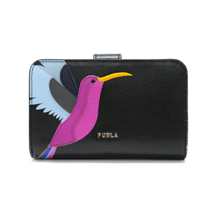 楽天市場】フルラ FURLA 二つ折り財布 レザー コンパクトウォレット 鳥  