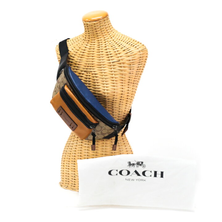 楽天市場】コーチ COACH ボディバッグ レザー PVC シグネチャー 89906  