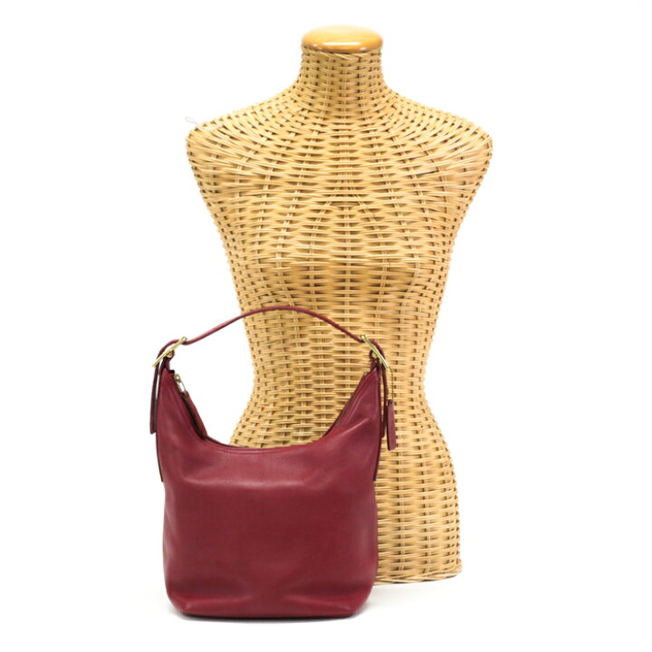 Vintage Coach One Shoulder Bag Red 9823 