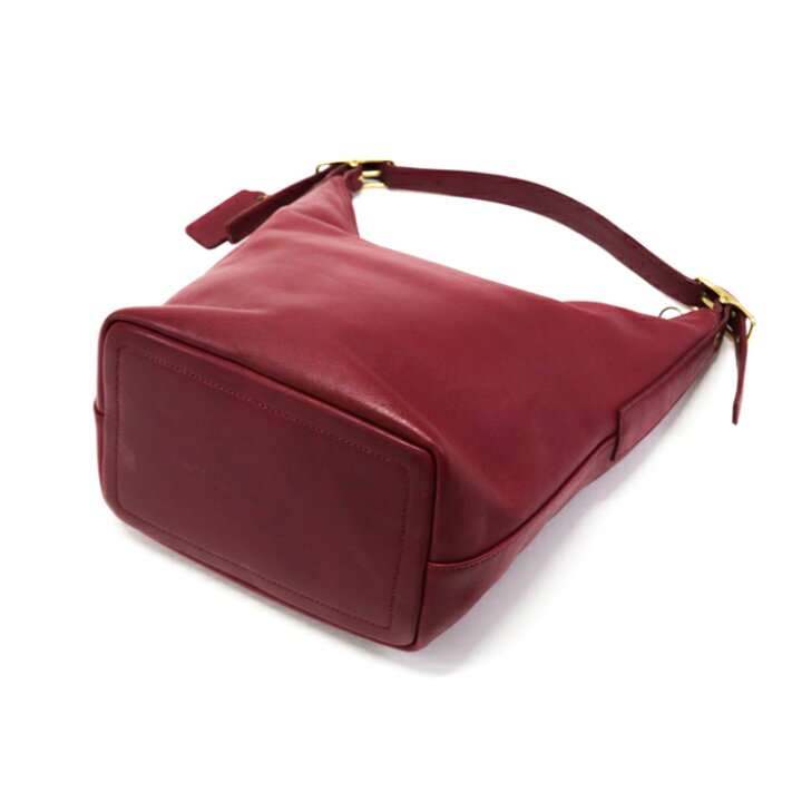 Vintage Coach One Shoulder Bag Red 9823 