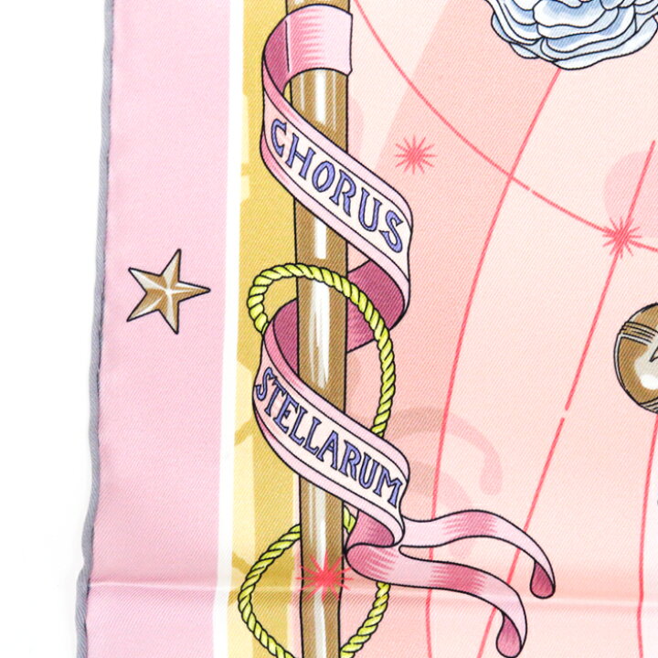 楽天市場】エルメス HERMES スカーフ カレ70 シルク Chorus Stellarum
