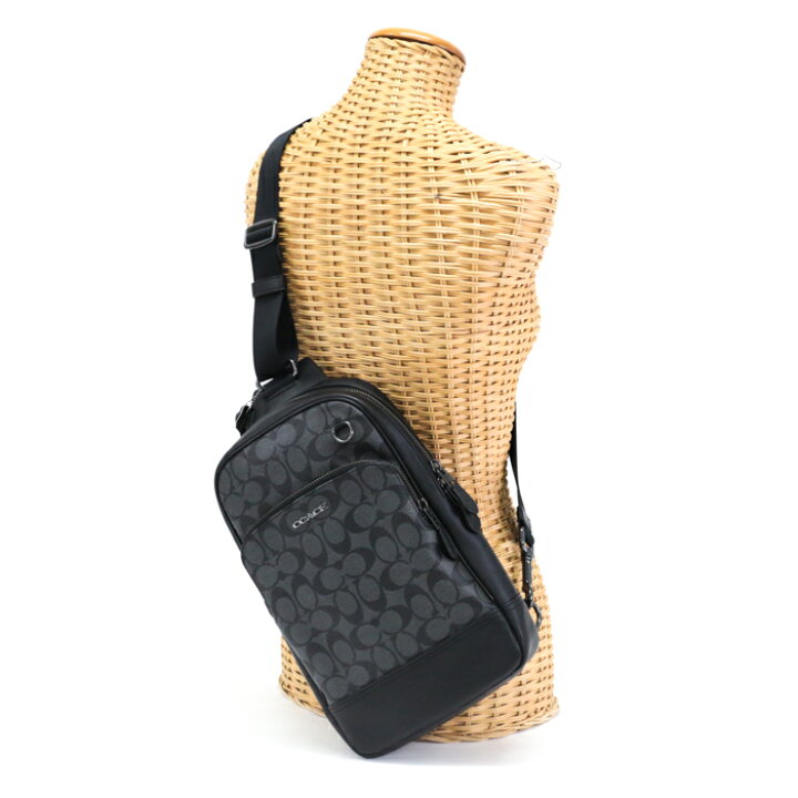 楽天市場】コーチ COACH グラハム ボディバッグ レザー PVC  