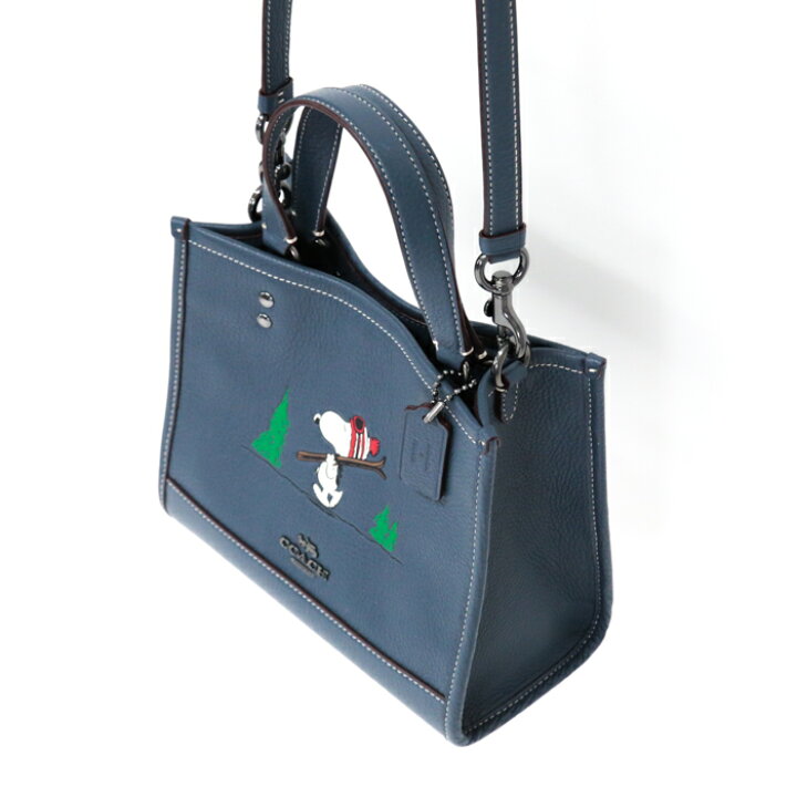 楽天市場】コーチ COACH デンプシー トート ペブルレザー スヌーピー  