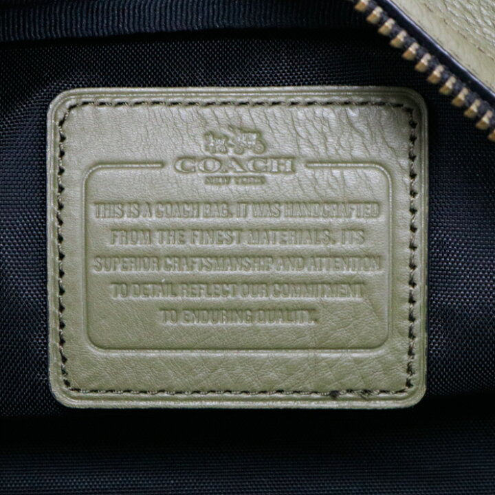 楽天市場】コーチ COACH トラベルポーチ レザー セカンドバッグ F93445 