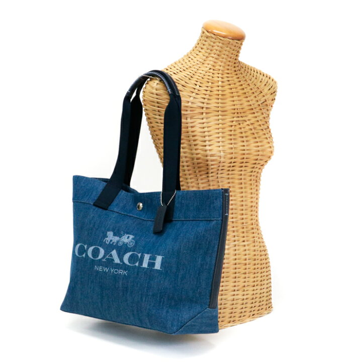 コーチ COACH ロゴホース アンド キャリッジ デニムトート デニム 