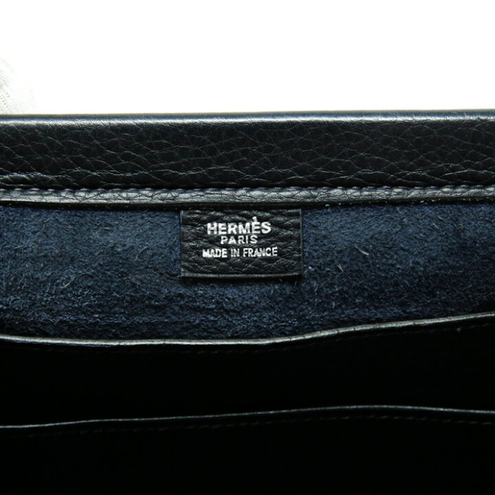 エルメス カバ40 トリヨンクレマンス ダークネイビー SV金具 エルメス 