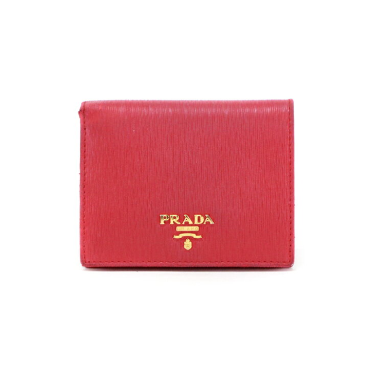 楽天市場】【Bランク】 プラダ PRADA 二つ折り財布 サフィアーノ 