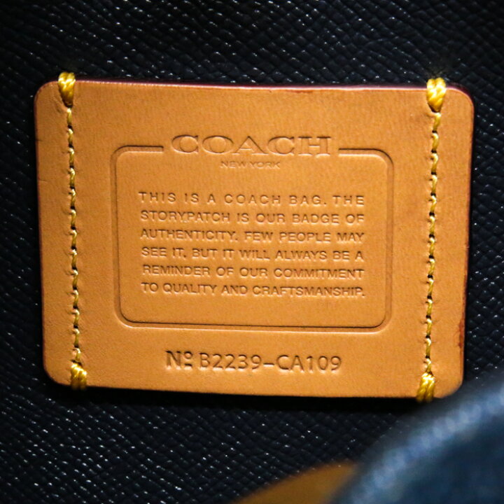 楽天市場】コーチ COACH ウィロウ トート2 デニム レザー GD金具 CA109  