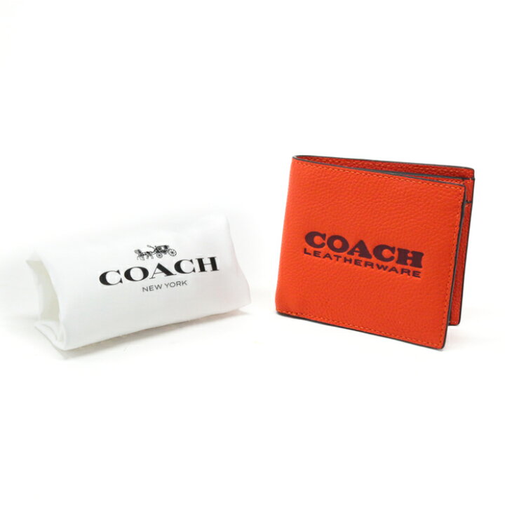 楽天市場】コーチ COACH 二つ折り財布 レザー ロゴ C6700 ミディアム 