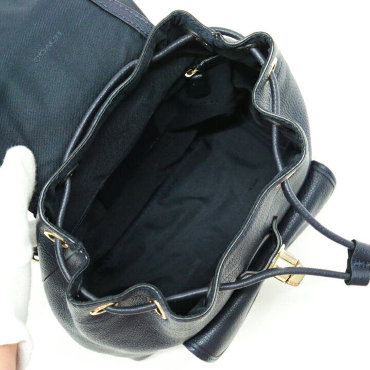 楽天市場】コーチ COACH ロゴ ミニ リュックサック レザー 37581  