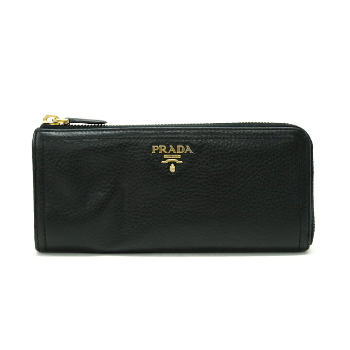 楽天市場】【Cランク】 プラダ PRADA ロングウォレット レザー 