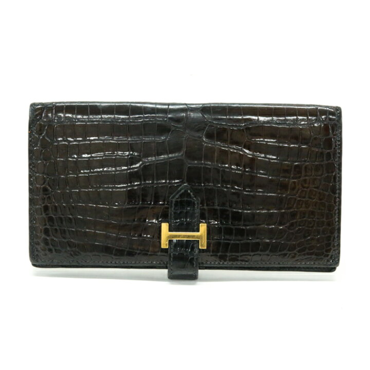 楽天市場】エルメス HERMES ベアン クラシック ポロサス (レザー  