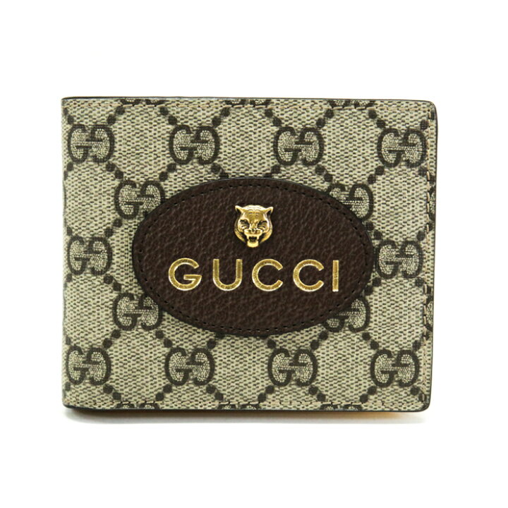 GUCCI 折りたたみ財布 虎 タイガー ネオヴィンテージ GGスプリーム