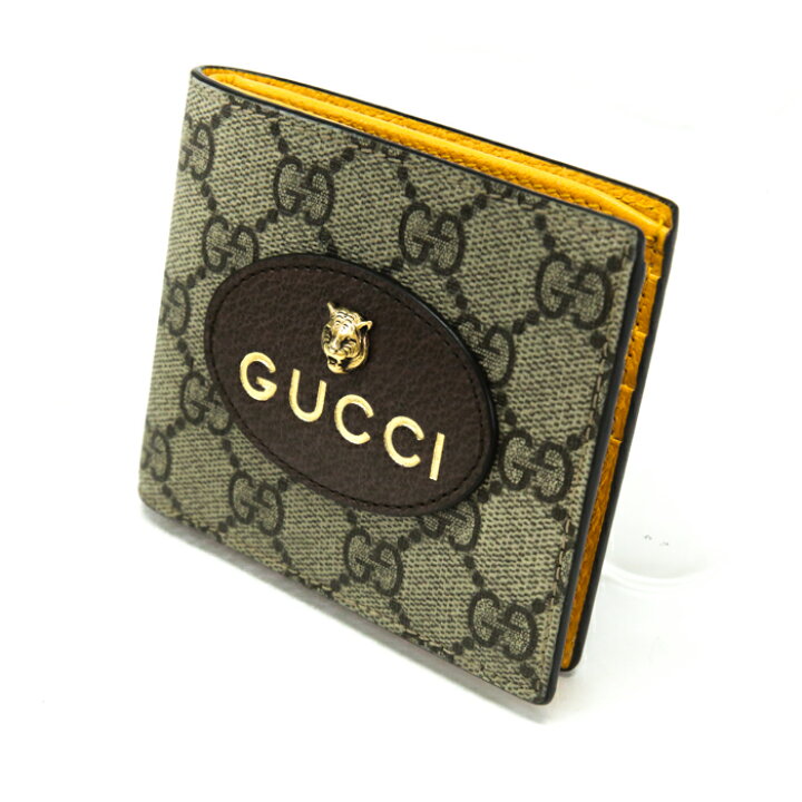 GUCCI 折りたたみ財布 虎 タイガー ネオヴィンテージ GGスプリーム