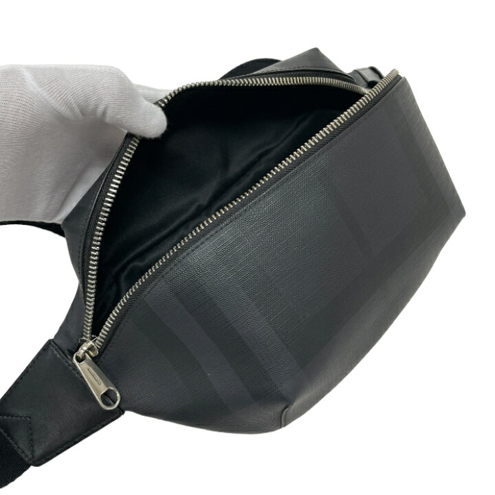 楽天市場】バーバリー BURBERRY ボディバッグ PVC レザー チェック柄 