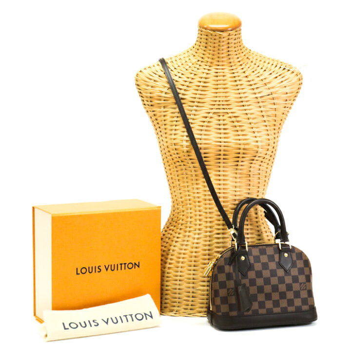 楽天市場】ルイヴィトン LOUIS VUITTON アルマBB ダミエ エベヌ  