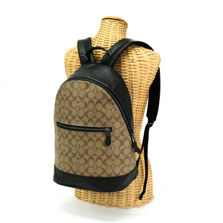 楽天市場】コーチ COACH ウエスト スリム バックパック PVC / レザー 