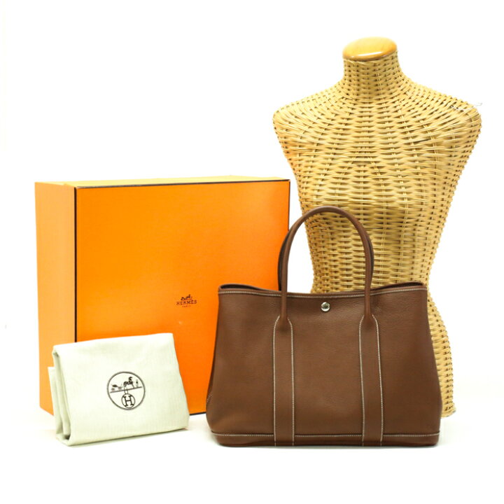 楽天市場】エルメス HERMES ガーデンパーティPM ネゴンダ (レザー) SV 