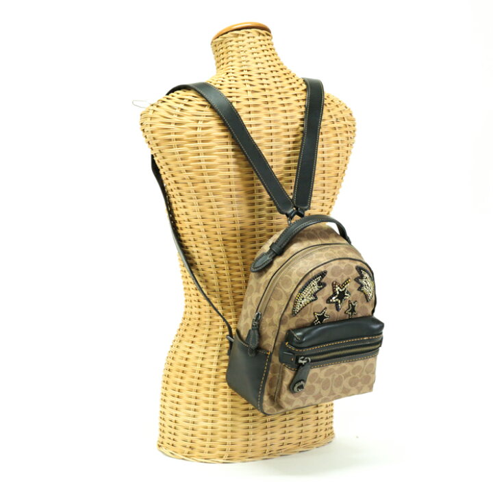 楽天市場】コーチ COACH レインボークリスタル バックパック レザー  