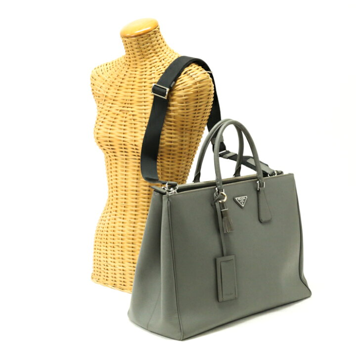 楽天市場】プラダ PRADA ラージ ガレリア ビジネスバッグ サフィアーノ  