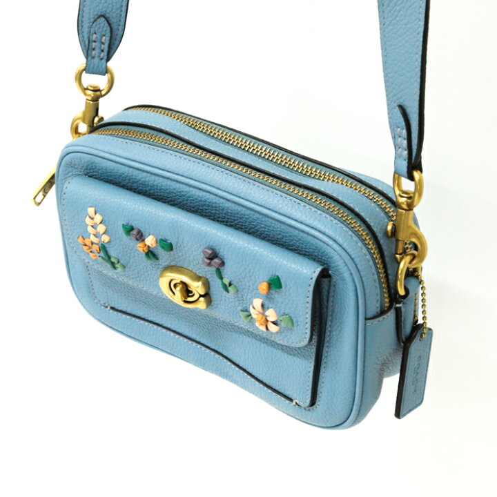 楽天市場】コーチ COACH ウィロウ カメラバッグ レザー 花柄 C3881 