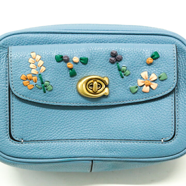 楽天市場】コーチ COACH ウィロウ カメラバッグ レザー 花柄 C3881 