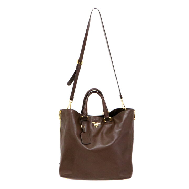 楽天市場】【Bランク】 プラダ PRADA 2WAYバッグ カーフスキン (カーフ 