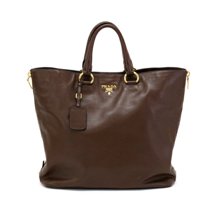 楽天市場】【Bランク】 プラダ PRADA 2WAYバッグ カーフスキン (カーフ 