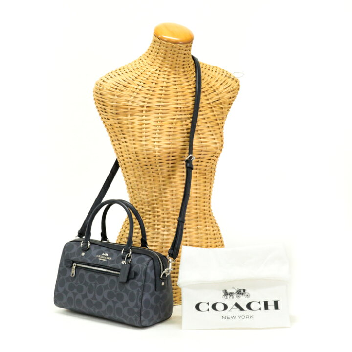 楽天市場】コーチ COACH ローワンサッチェル レザー / PVC デニム  