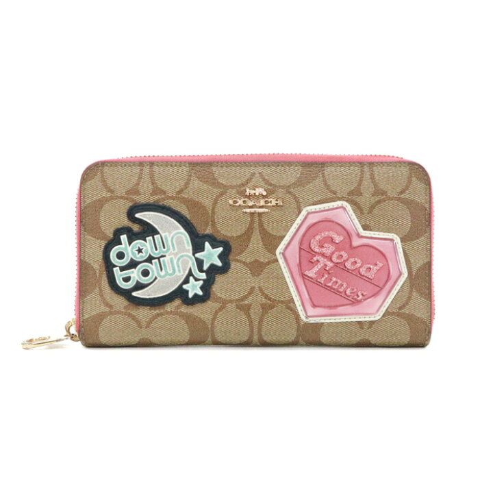 楽天市場】コーチ COACH ディスコ パッチ アップリケロング ジップ 