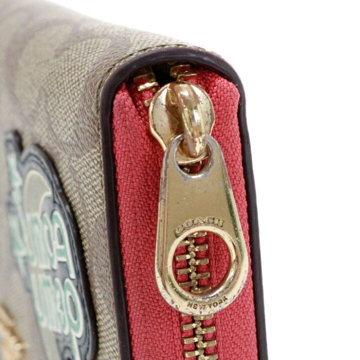 楽天市場】コーチ COACH ディスコ パッチ アップリケロング ジップ 