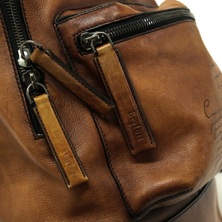 楽天市場】ベルルッティ Berluti リュック スクリットレザー 