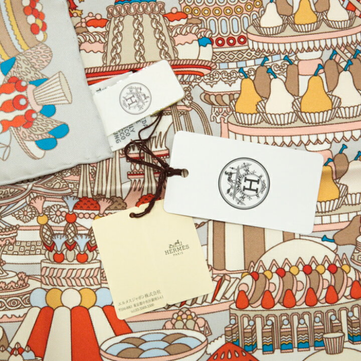 楽天市場】未使用・展示品 エルメス HERMES スカーフ カレ45 シルク  