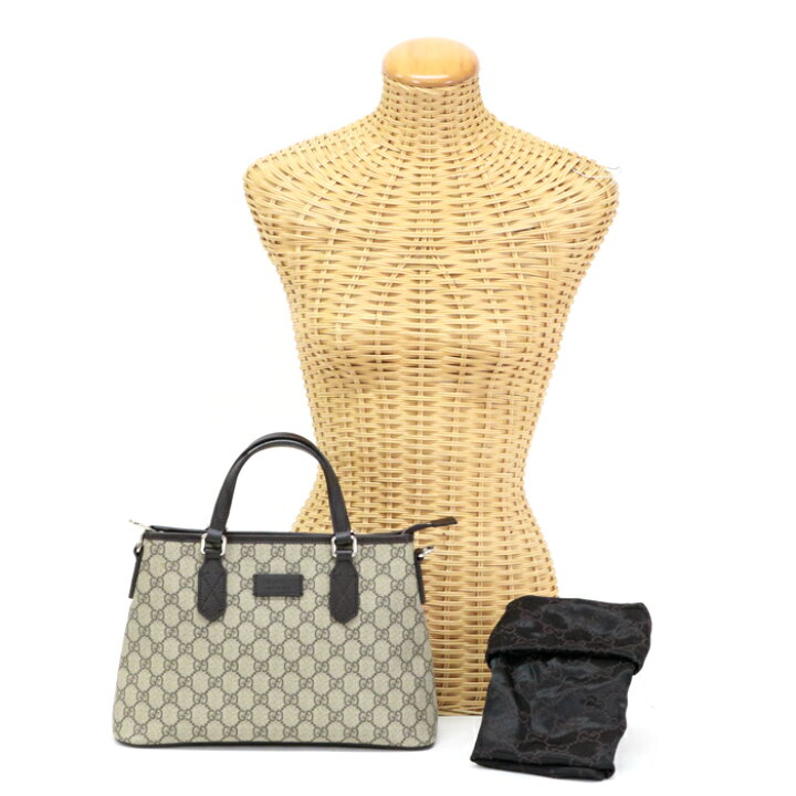 楽天市場】グッチ GUCCI ハンドバッグ GGスプリーム (PVC / レザー 