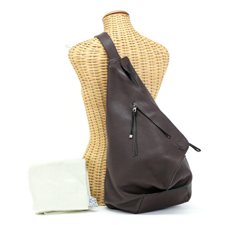 楽天市場】ロエベ LOEWE アントン スリング ソフトグレインカーフ 