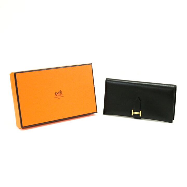 楽天市場】エルメス HERMES べアン クラシック ボックスカーフ (レザー  
