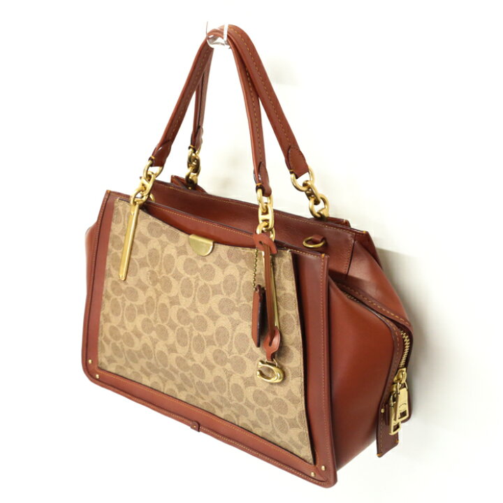 楽天市場】コーチ COACH ドリーマー 36 PVC レザー シグネチャー 67035  