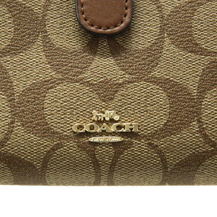 楽天市場】コーチ COACH ミディアム コーナー ジップウォレット PVC 