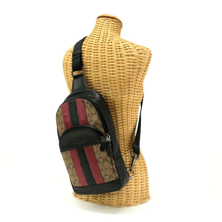 楽天市場】コーチ / COACH チャールズ ヴァーシティ ボディバッグ PVC  