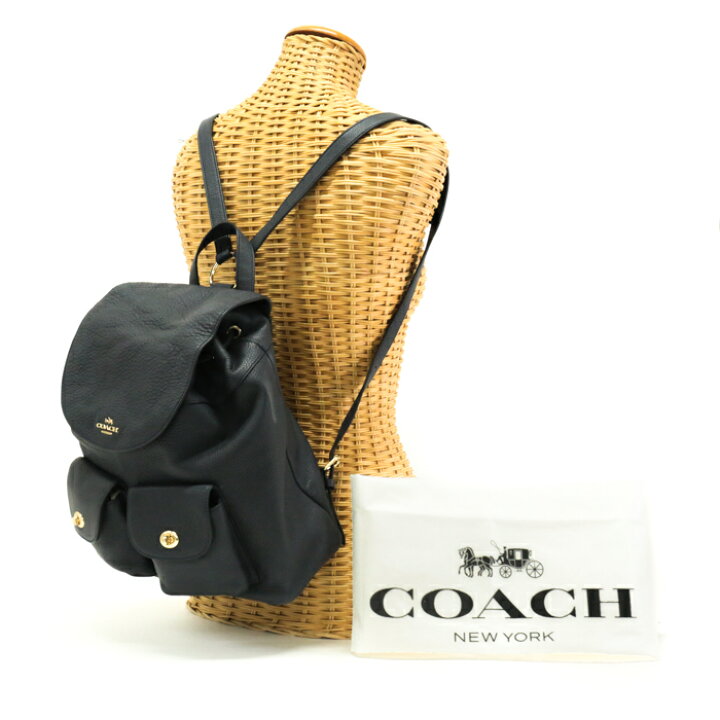 楽天市場】コーチ COACH ビリー バックパック ペブルドレザー F37410 