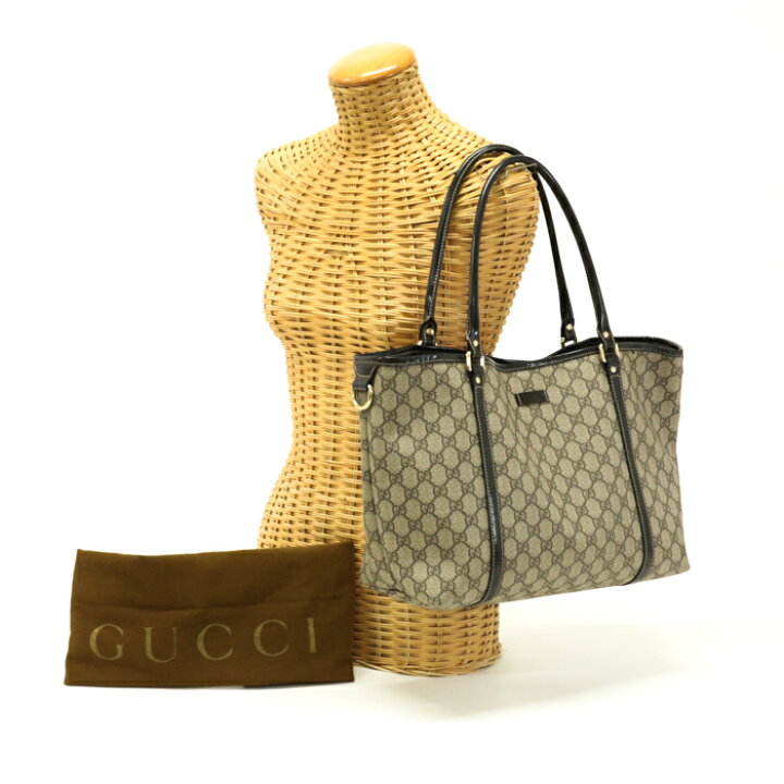 楽天市場】グッチ GUCCI トートバッグ GGスプリーム (PVC / レザー 