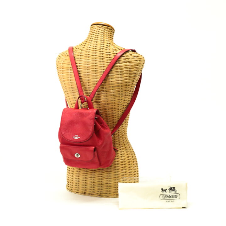 楽天市場】コーチ COACH ミニ リュック レザー F37621 バックパック  